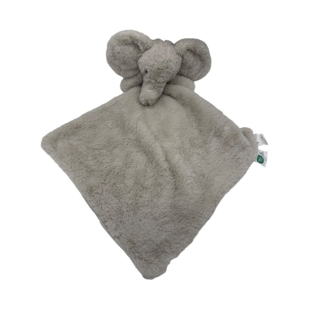 SL Home Fashions Grey Elephant Plush Baby Security Blanket Lovey Faux Fur 22in